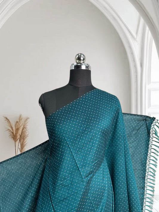 Fancy Saree Light Blue Blue Dress Code