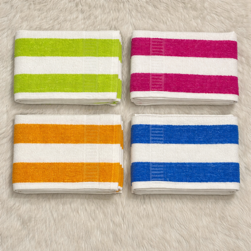 Colour Turkeys with Lines (4 Piece Set)