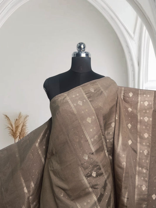 Banarasi Silk Brown