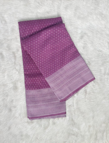 Banarasi Butti Chanderi Silk Pink