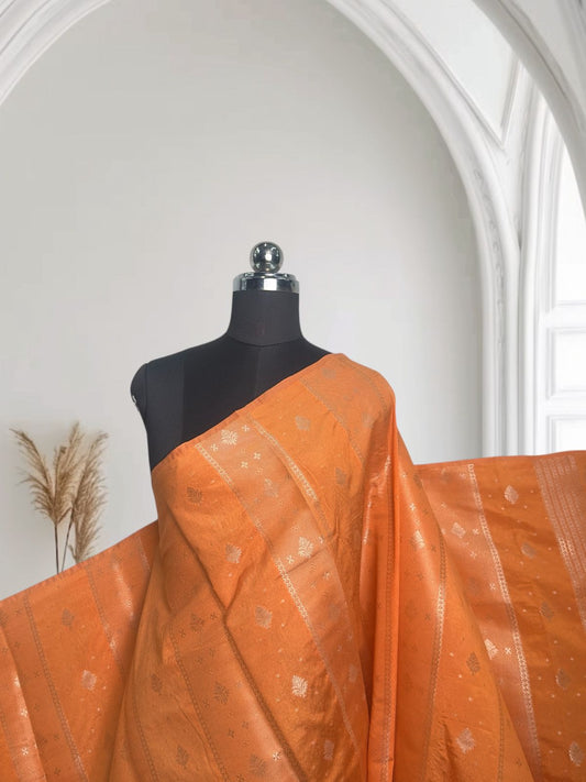 Banarasi Silk Orange