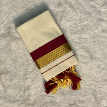 Contrast Kasavu Set Mundu