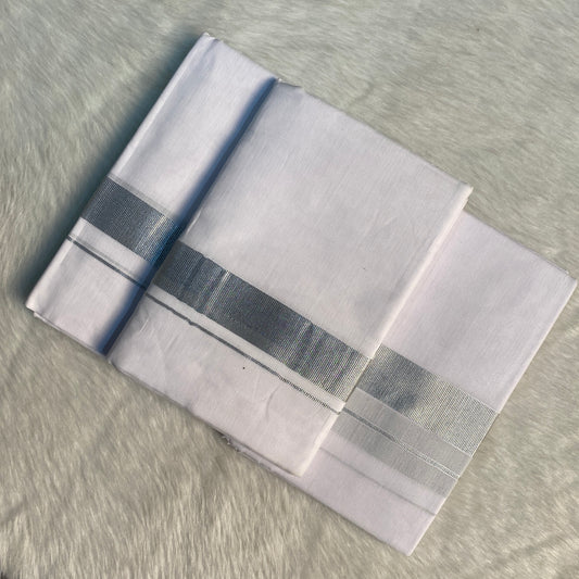 Silver Line Classic White Dhoti