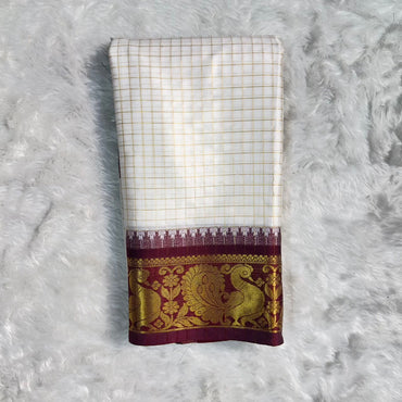 Sungidi Silk Saree Coffee Brown