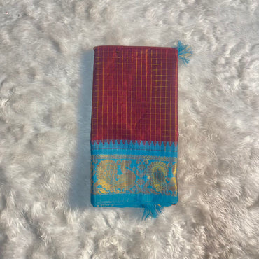 Sungidi Silk Saree Meroon