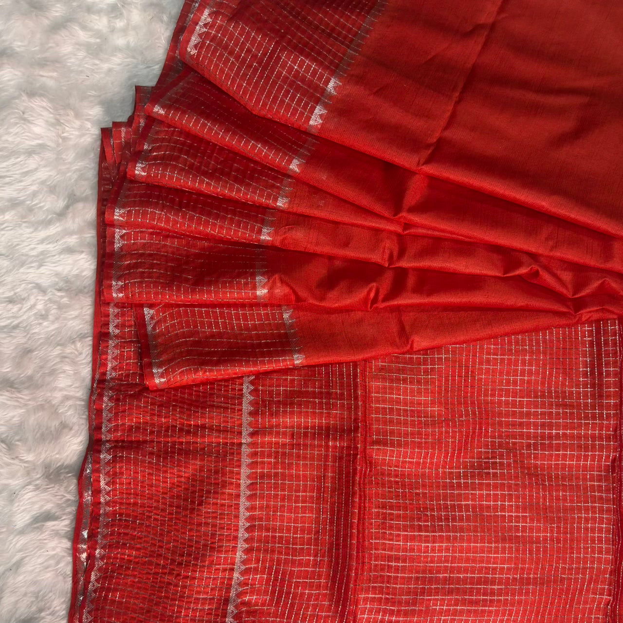 Semi Tussar Silk Saree