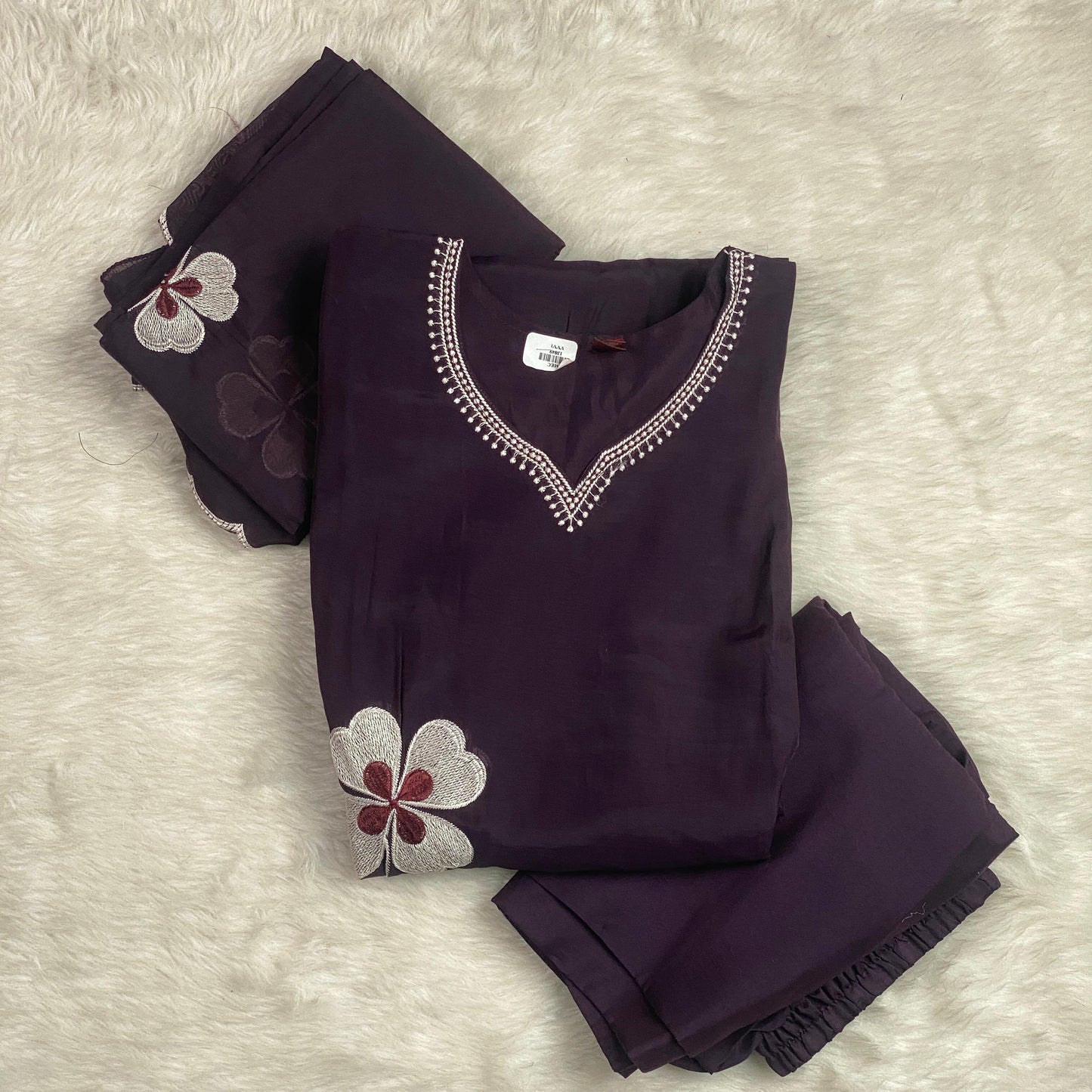 Salwar 3 Piece Set Readymade Salwar Purple