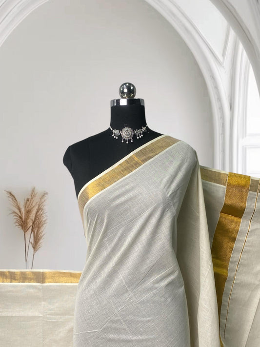 Kerala Saree Bondhu - Plain