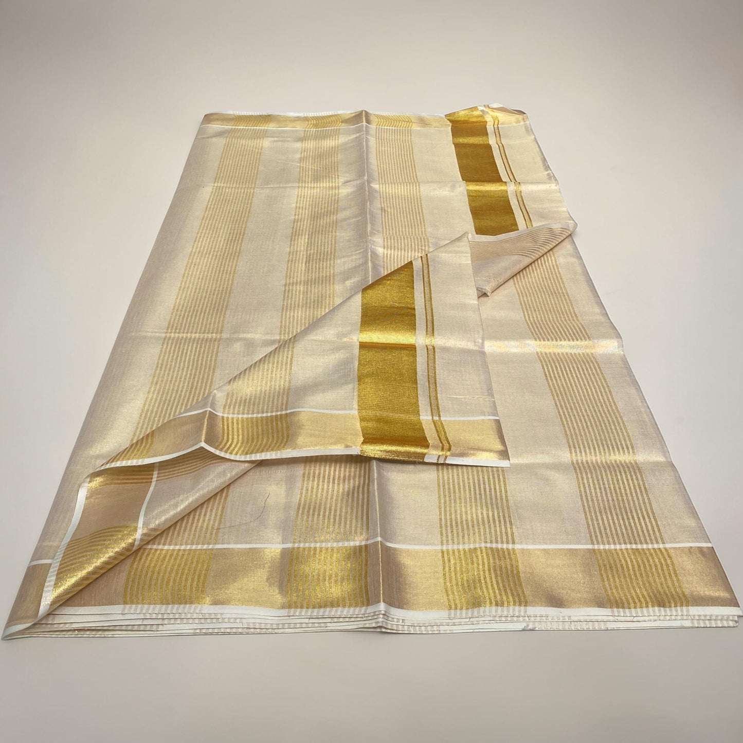 New Stripe Tissue Saree