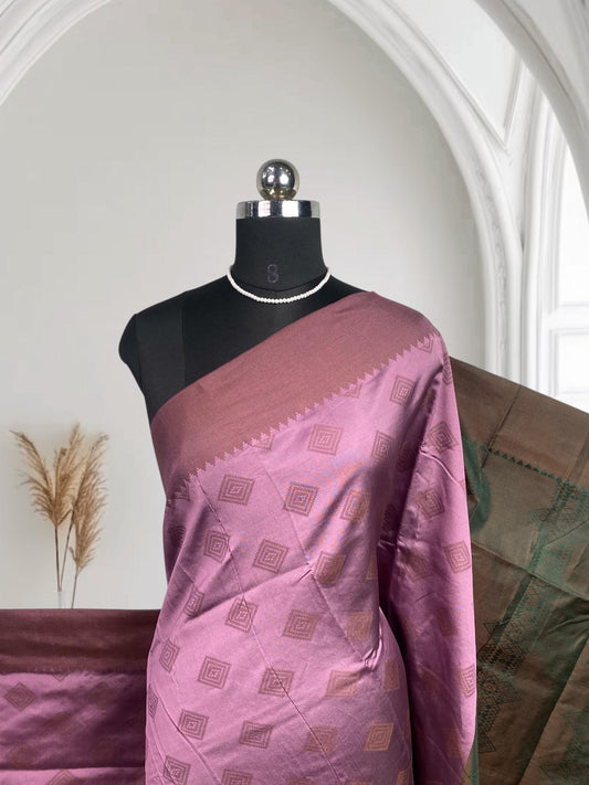 Theertha Soft Silk Saree Lavender