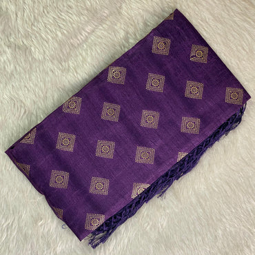 Sandhya Kashmiri Silk with Golden Square Butta