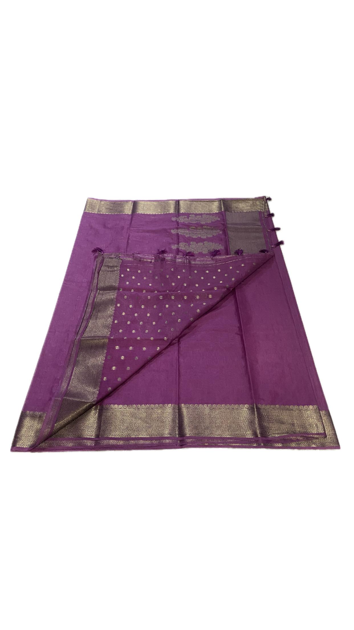 Kavitha Jute Saree Pink