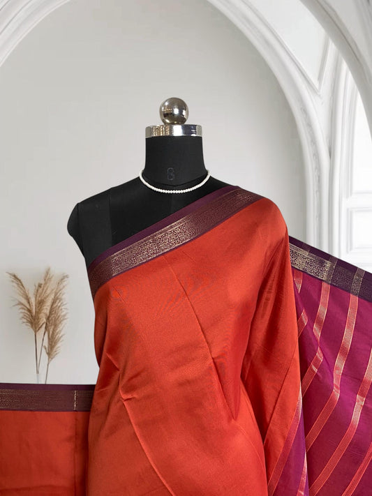 Vaidehi Silk Saree Orange