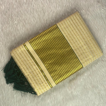 Barani Golden Glow Saree 🌼Green