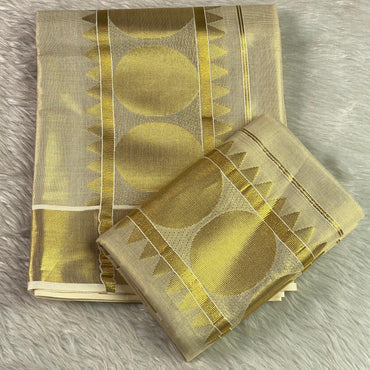 Makam Temple Coin Butta Golden Set Mund