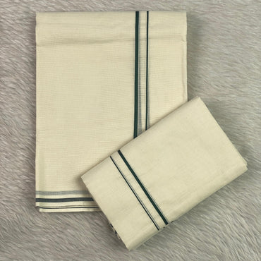Puliyilakkara Set Mund Green Kara