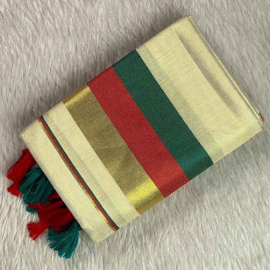 Kadali Heritage Premium Tissue Kasavu