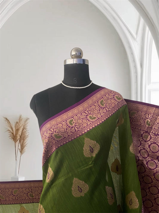 Nilani Saree in Green