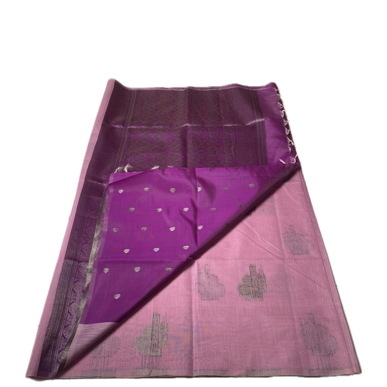 Shanmathi Floral Saree Pink