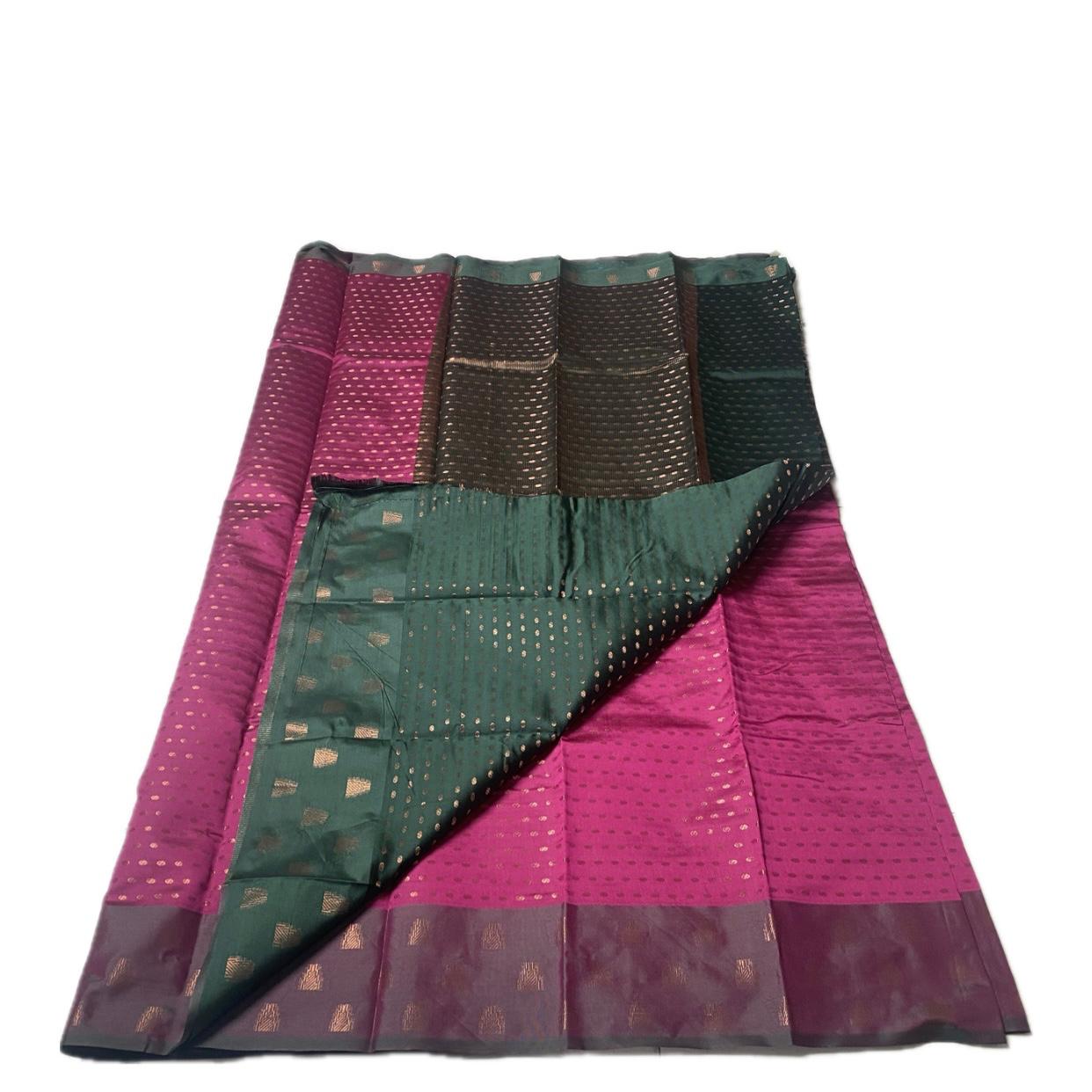 Diya Silk Saree with butta work Pink