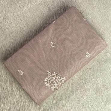 Mary Vintage Beige Floral Motif Saree