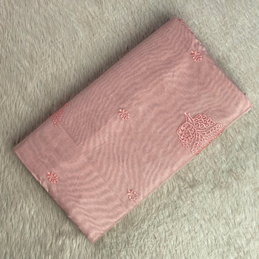Mary Vintage Pink Floral Motif Saree