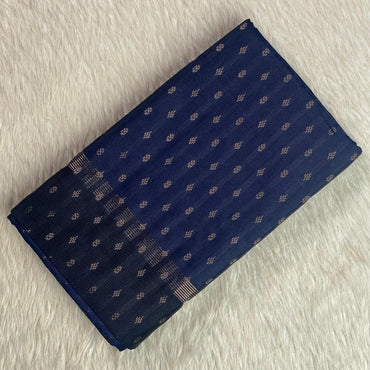 Malavika Royal Blue Chanderi Silk Saree