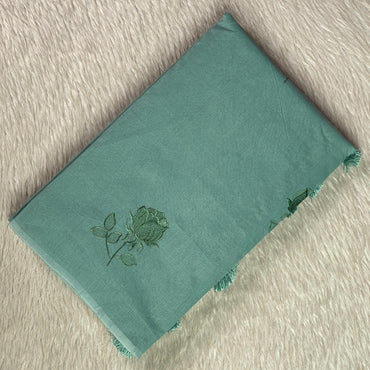 Chaithra Pastel Green Chanderi Silk Floral Saree (Dress Code)