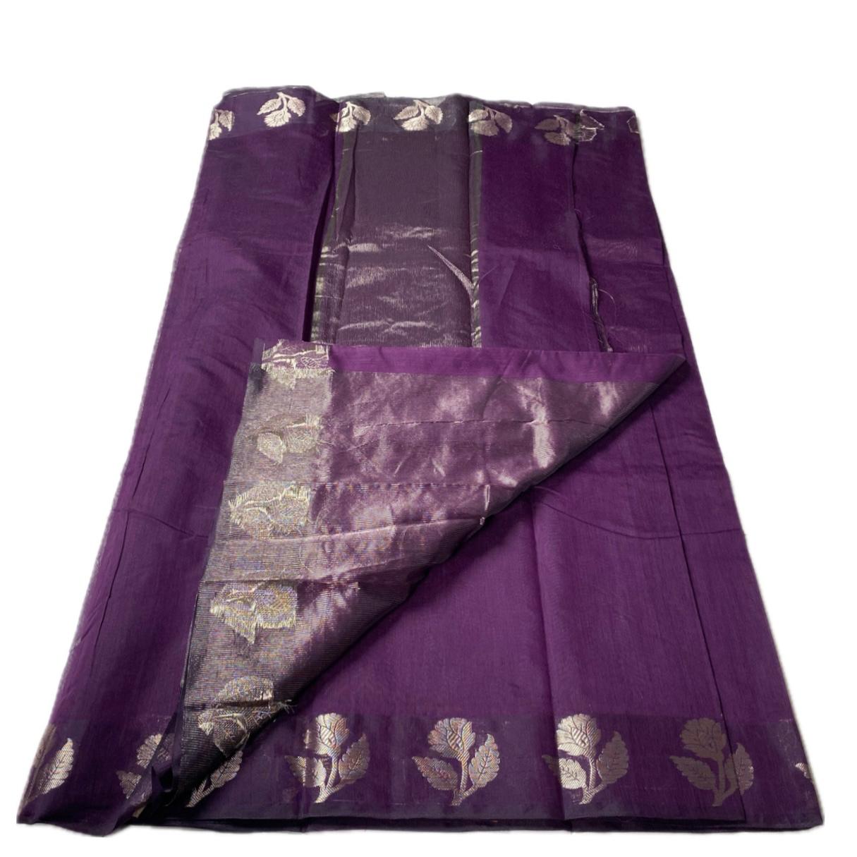Rithika Chanderi Silk Saree Purple