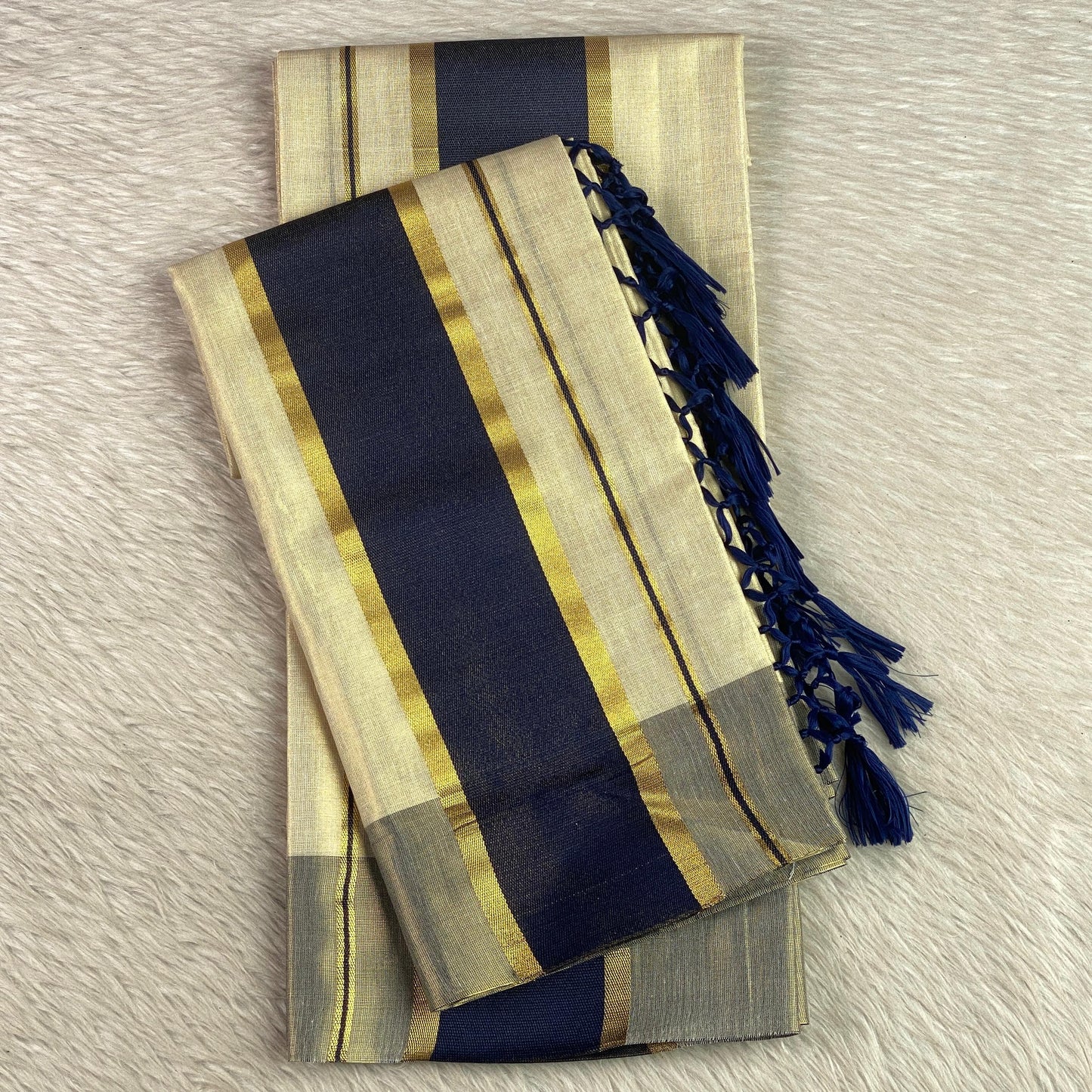 Chothi Temple Tissue Set Mund Navy Blue (Dress Code)