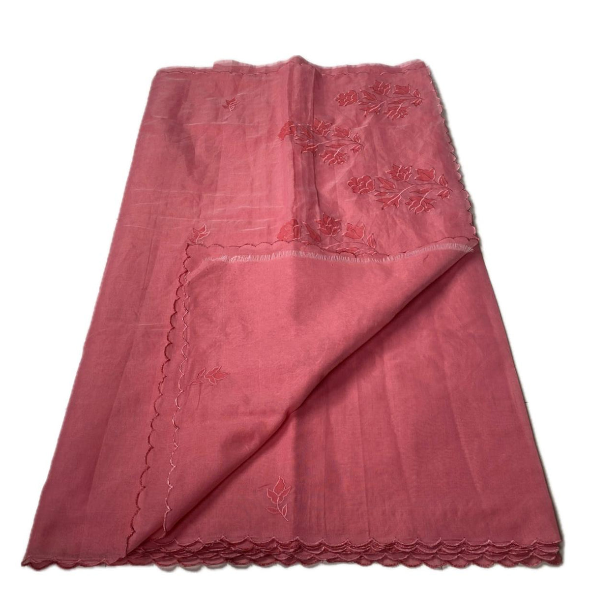 Floral Embroidary Chanderi Cotton