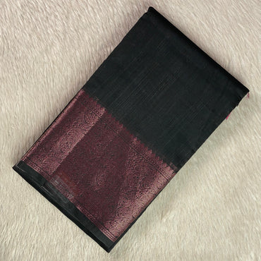 Ankitha Georgette Banarasi Saree in Black
