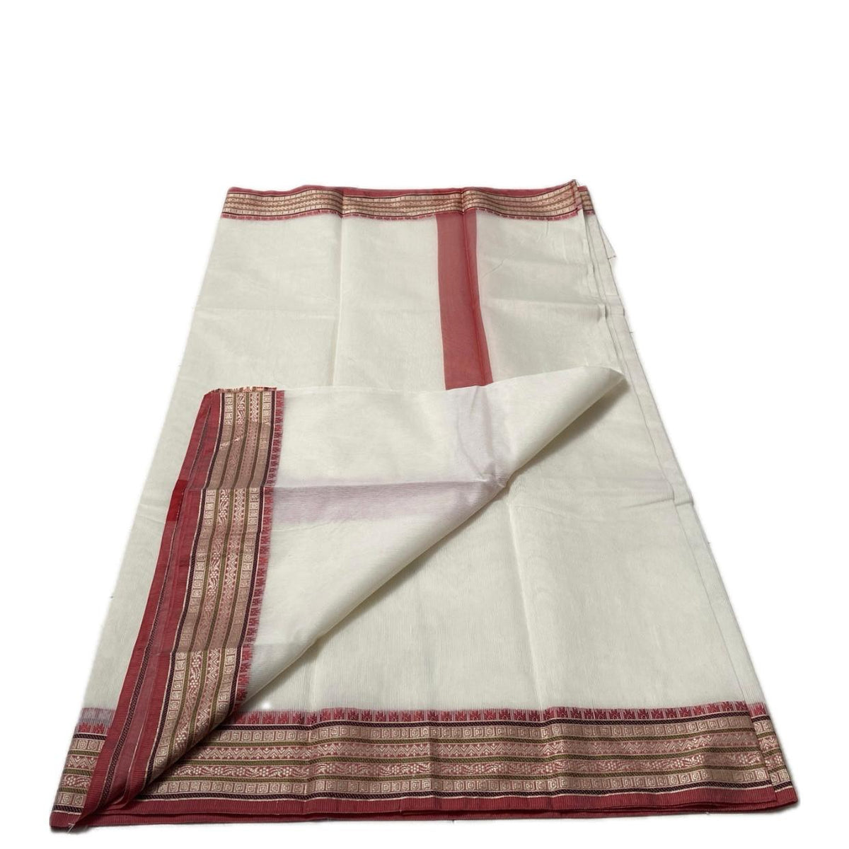 Yamini Kotta Silk Light Weight saree with Red Border