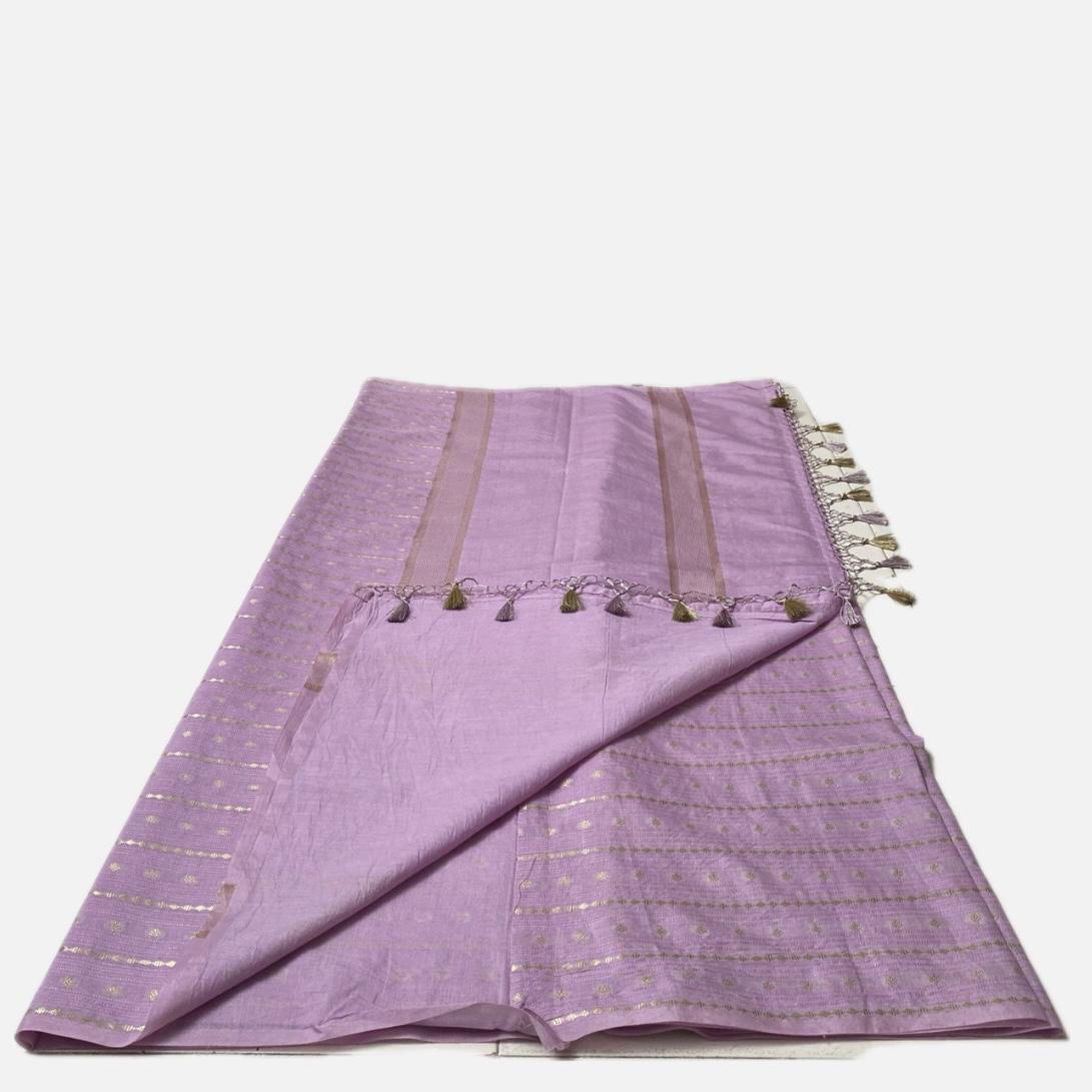 ✨Kannaki Banarasi Silk Golden Butti Saree Pink ✨