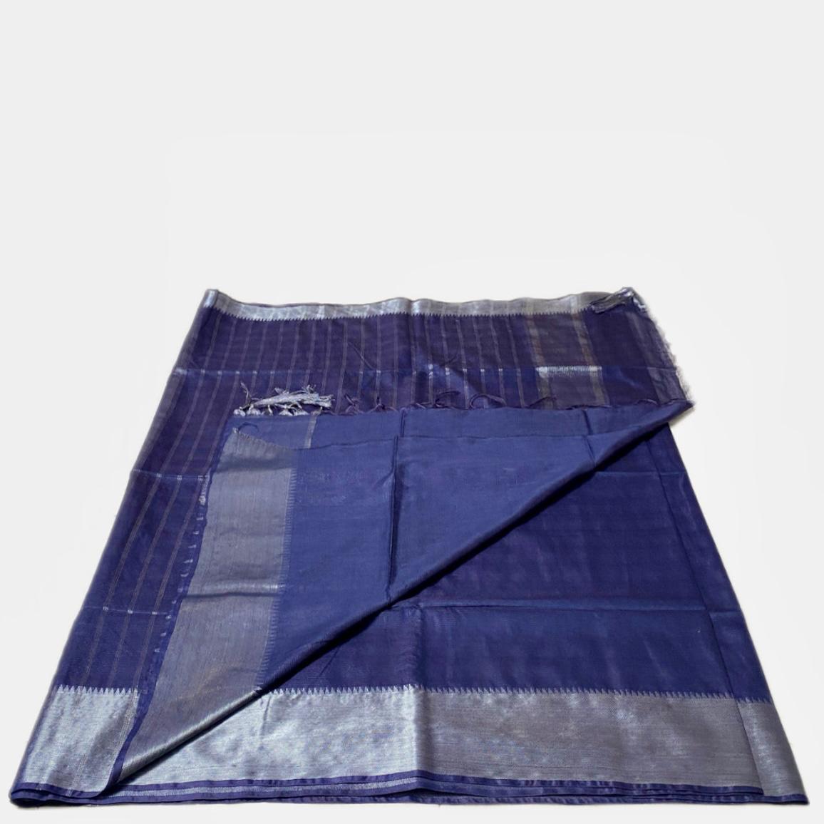 Rambha Semi Silk Saree in Blue