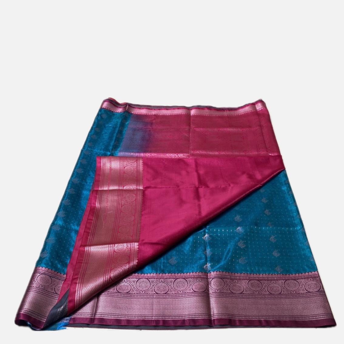 Semi Soft Silk in Blue