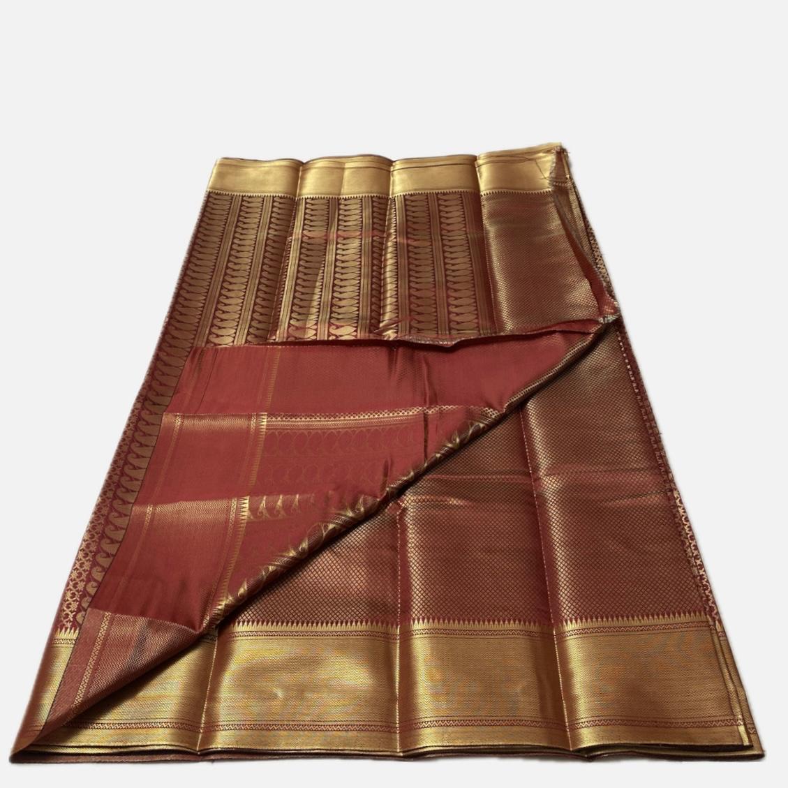 Thrisha wedding Silk Saree in Maroon