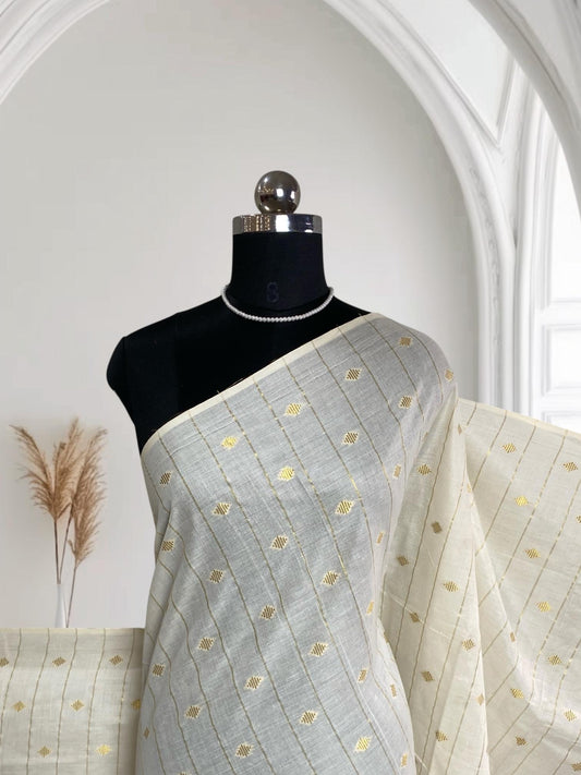 Rohini Golden Butta Zari Saree