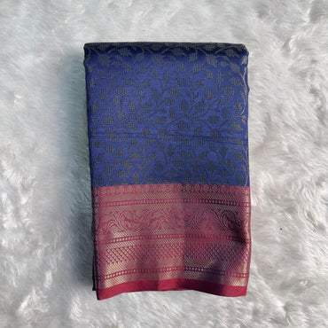 Brocade Silk Wedding Collection Blue