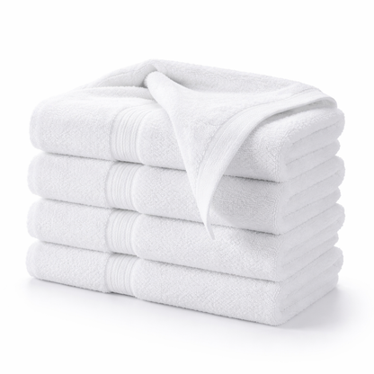 Royal Comfort Turkish Big Towel Set – White (3 Piece set)