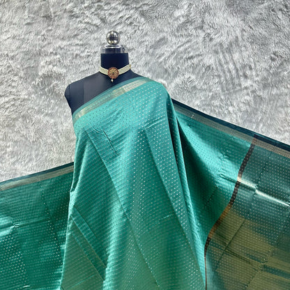 Banarasi Butti Soft Silk light Green