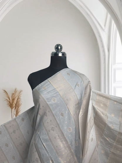 Priyanka Banarasi Silk White