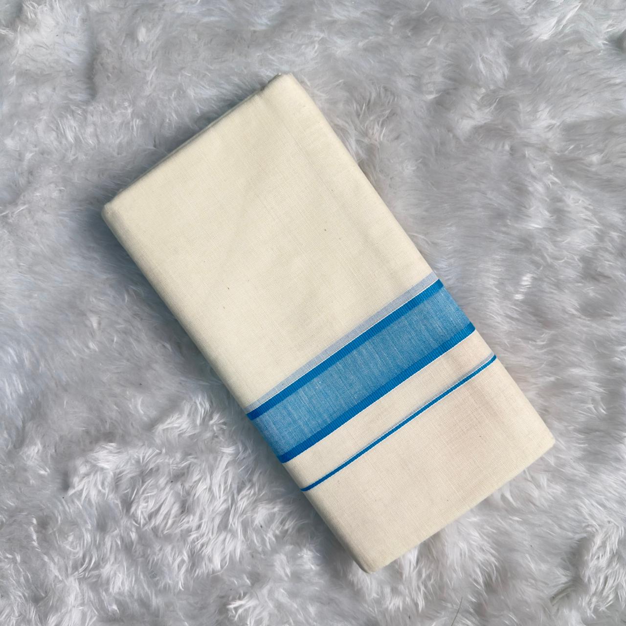 Mens Dhoti Sky Blue Kara