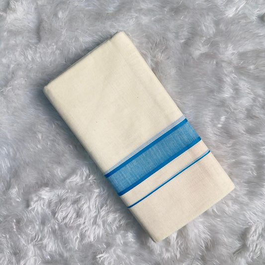 Mens Dhoti Sky Blue Kara