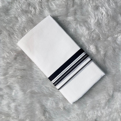 Minimalist Tradition Mundu Black Lines