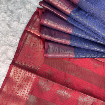 Brocade Silk Wedding Collection Blue