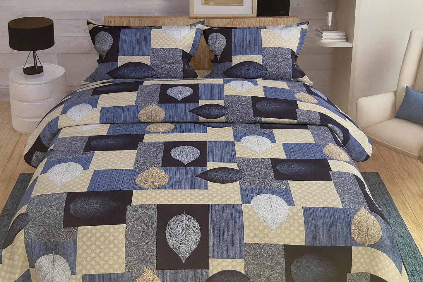 King Sized Bedsheets with Floral Prints