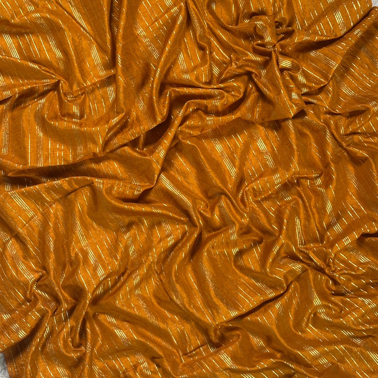 Vichithra Silk Saree Mustard