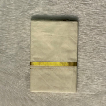 Single Line Gold Dhoti