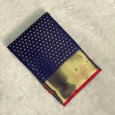 Banarasi Butti Bavinji Navy Blue